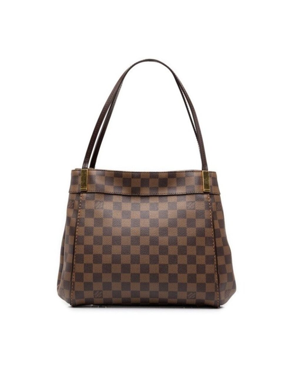 Louis Vuitton Damier Marybone PM Tote Shoulder Bag Brown Leather